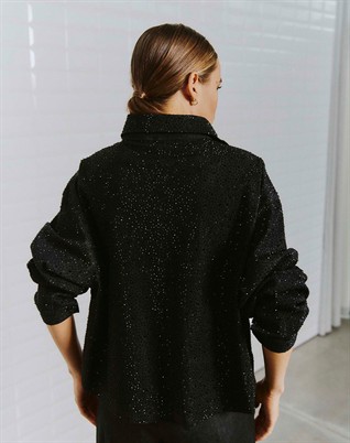 Dayana WBL Denim Deluxe Jakke - Black Denim W/ Stone